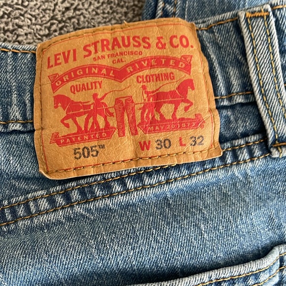LEVI’S 505 REGULAR FIT MEN'S JEANS - Picture 6 of 13
